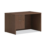 Mod Support Pedestal, Left Or Right, 2-drawers: Box-file, Legal-letter, Sepia Walnut, 15" X 20" X 20"