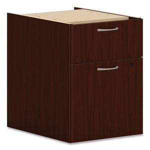 Mod Hanging Pedestal, Left Or Right, 2-drawers: Box-file, Legal-letter, Traditional Mahogany, 15" X 20" X 20"