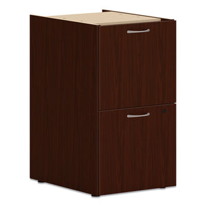 Mod Support Pedestal, Left Or Right, 2 Legal-letter-size File Drawers, Traditional Mahogany, 15" X 20" X 28"