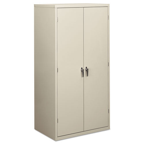 Assembled Storage Cabinet, 36w X 24 1-4d X 71 3-4h, Light Gray