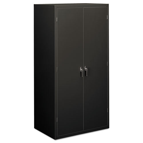 Assembled Storage Cabinet, 36w X 24 1-4d X 71 3-4, Charcoal