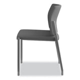 Accommodate Series Guest Chair, 23.5" X 22.25" X 31.5", Black Seat, Black Back, Textured Black Base, 2/carton