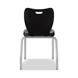 Smartlink Four-leg Chair, 19.5" X 19.63" X 31", Onyx Seat, Onyx Base, 4-carton