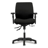 Network Mid-back Task Chair, Supports Up To 250 Lbs., Black Seat-black Back, Black Base