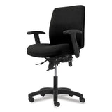 Network Mid-back Task Chair, Supports Up To 250 Lbs., Black Seat-black Back, Black Base