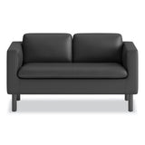 Parkwyn Series Loveseat, 53.5w X 26.75d X 29h, Black