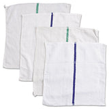 Counter Cloth-bar Mop, White, Cotton, 60-carton