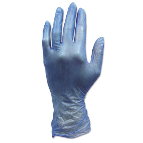 Proworks Industrial Grade Disposable Vinyl Gloves, Medium, Blue, 1000-carton