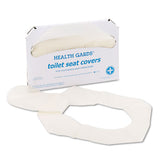 Health Gards Toilet Seat Covers, Half-fold, White, 250-pack, 4 Packs-carton