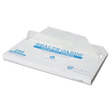 Health Gards Toilet Seat Covers, Half-fold, White, 250-pack, 4 Packs-carton