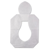 Health Gards Toilet Seat Covers, Half-fold, White, 250-pack, 10 Boxes-carton