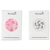 Scensibles Personal Disposal Bags, 3.38" X 9.75", Pink, 1,200-carton