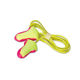 Ll-30 Laser Lite Single-use Earplugs, Corded, 32nrr, Magenta-yellow, 100 Pairs