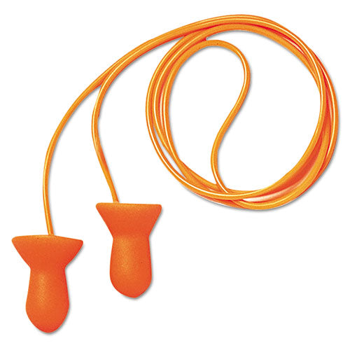 Quiet Multiple-use Earplugs, Corded, 26nrr, Orange-blue, 100 Pairs