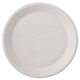 Savaday Molded Fiber Plates, 10", Cream, Round, 500-carton