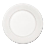 Paper Dinnerware, Plate, 10 1-2" Dia, White, 500-carton