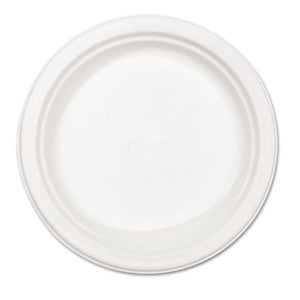 Paper Dinnerware, Plate, 8 3-4" Dia, White, 500-carton