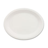 Classic Paper Dinnerware, Oval Platter, 9 3-4 X 12 1-2, White, 500-carton