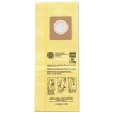 Hushtone Vacuum Bags, Yellow, 10-pack