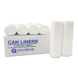 High-density Commercial Can Liners, 7 Gal, 6 Microns, 20" X 22", Clear, 2,000-carton