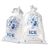 Ice Bags, 1.5 Mil, 11" X 20", Clear, 1,000-carton