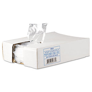 Silverware Bags, 0.7 Mil, 3.5" X 1.5", Clear, 2,000-carton