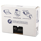 High-density Commercial Can Liners, 16 Gal, 8 Microns, 24" X 33", Black, 1,000-carton