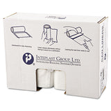 High-density Interleaved Commercial Can Liners, 33 Gal, 11 Microns, 33" X 40", Black, 500-carton