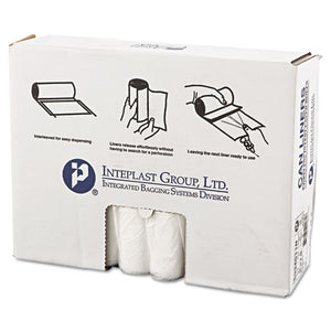 High-density Interleaved Commercial Can Liners, 33 Gal, 11 Microns, 33" X 40", Clear, 500-carton