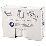 High-density Interleaved Commercial Can Liners, 33 Gal, 17 Microns, 33" X 40", Clear, 250-carton