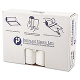 Low-density Commercial Can Liners, 16 Gal, 0.5 Mil, 24" X 32", White, 500-carton