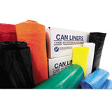 Institutional Low-density Can Liners, 33 Gal, 0.70 Mil, 33" X 39", White, 150-carton