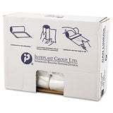 High-density Commercial Can Liners Value Pack, 33 Gal, 11 Microns, 33" X 39", Clear, 500-carton