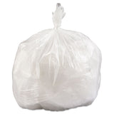 High-density Commercial Can Liners Value Pack, 33 Gal, 14 Microns, 33" X 39", Clear, 250-carton