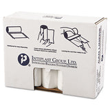 High-density Commercial Can Liners Value Pack, 60 Gal, 19 Microns, 38" X 58", Clear, 150-carton