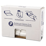 High-density Commercial Can Liners Value Pack, 60 Gal, 19 Microns, 43" X 46", Black, 150-carton