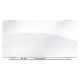 Clarity Glass Dry Erase Boards, Frameless, 60 X 36