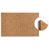 Designer Cork Bulletin Board, 18" X 18", Natural