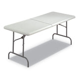 Indestructable Classic Folding Table, Square Top, 200 Lb Capacity, 34 X 34 X 29, Platinum Granite