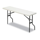 Indestructable Classic Folding Table, Square Top, 200 Lb Capacity, 34 X 34 X 29, Platinum Granite