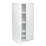Officeworks Resin Storage Cabinet, 36w X 22d X 72h, Platinum