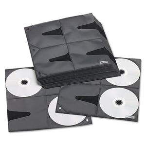 Two-sided Cd Refill Pages For Three-ring Binder, 25-pack