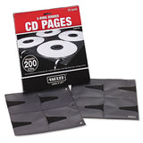 Two-sided Cd Refill Pages For Three-ring Binder, 25-pack