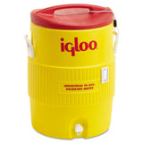 Industrial Water Cooler, 10 Gal, Yellow-red