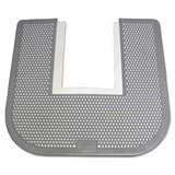 Disposable Toilet Floor Mat, Nonslip, Orchard Zing Scent, 23 X 21-5-8, Gray, 6-carton