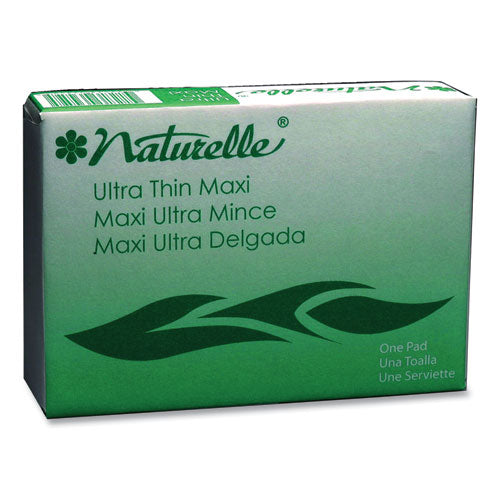 Naturelle Maxi Pads, #4 Ultra Thin With Wings, 200 Individually Wrapped-carton