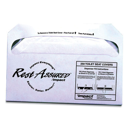Rest Assured Seat Covers, 250-pack, 20 Packs-carton