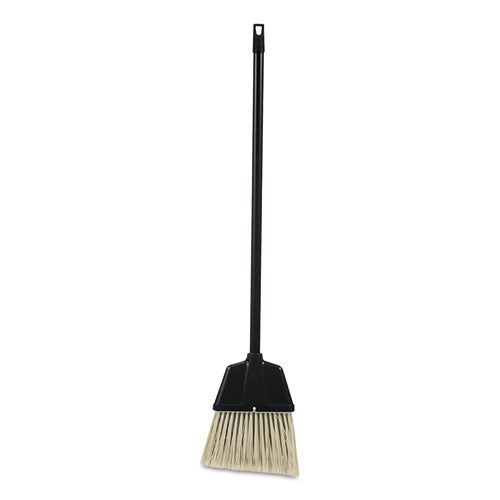 Lobby Dust Pan Broom, Plastic, Natural-black, 38