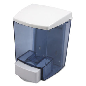 Clearvu Encore Liquid Soap Dispenser, 30 Oz, 4.5" X 4" X 6.25", Black-white