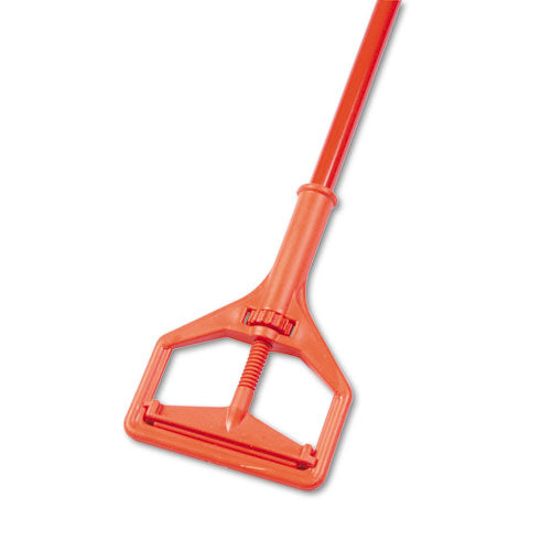 Janitor Style Screw Clamp Mop Handle, Fiberglass, 64